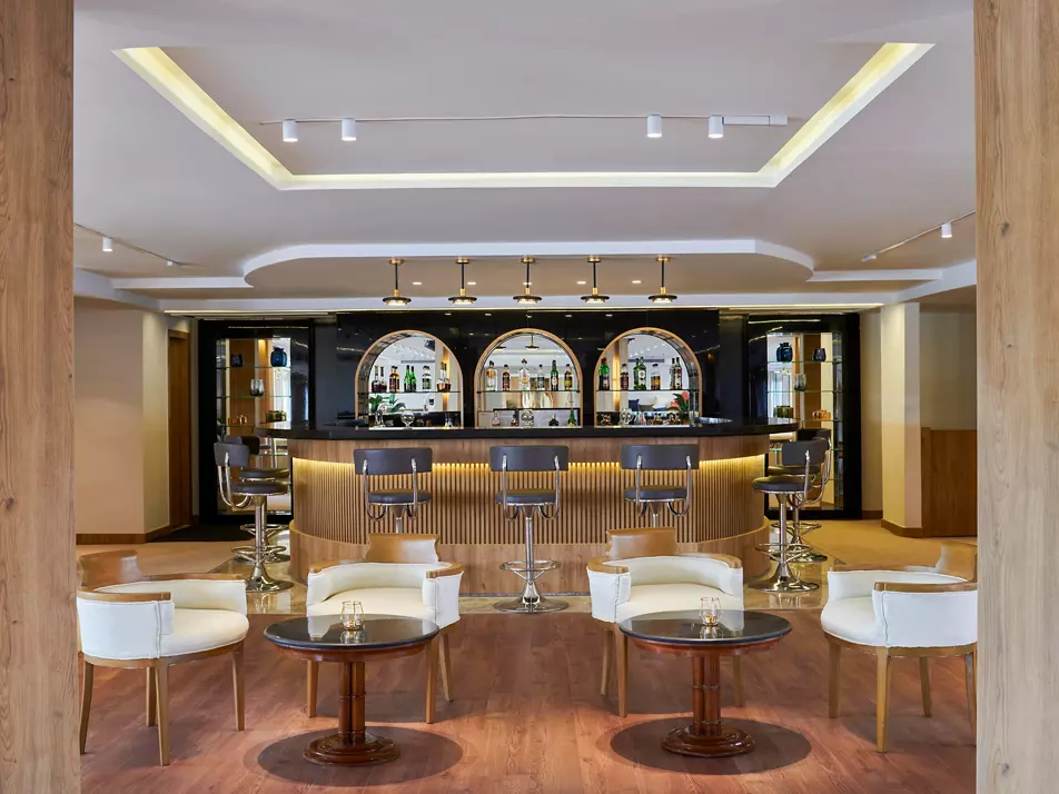 Lounge aboard the Mövenpick MS Royal Lotus Nile cruise